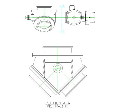 D-2 Diverter solids, powders and slurries valve diagram