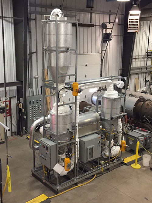 Gemco Valve’s extreme temperature powder valve in action.